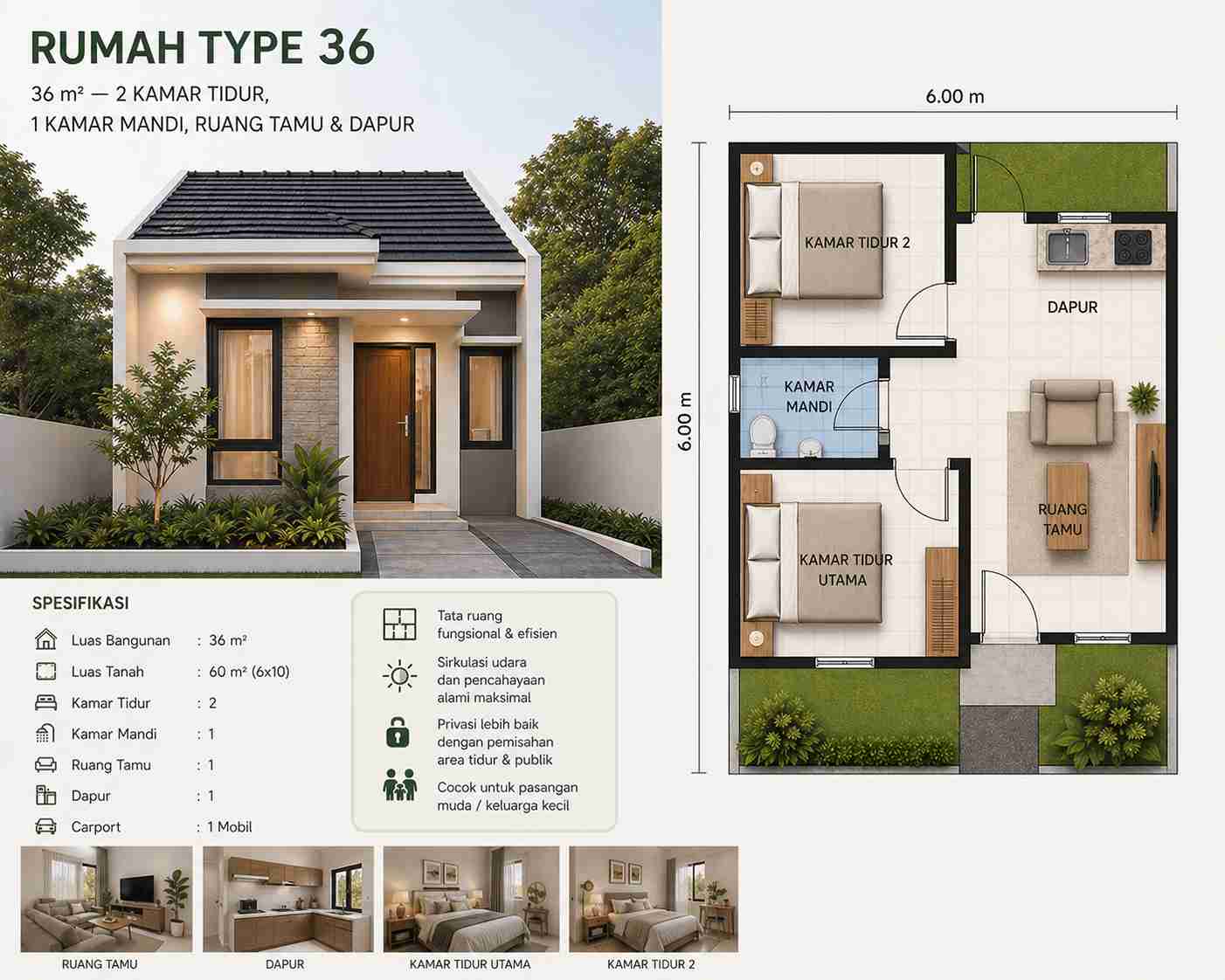 Rumah Type 36