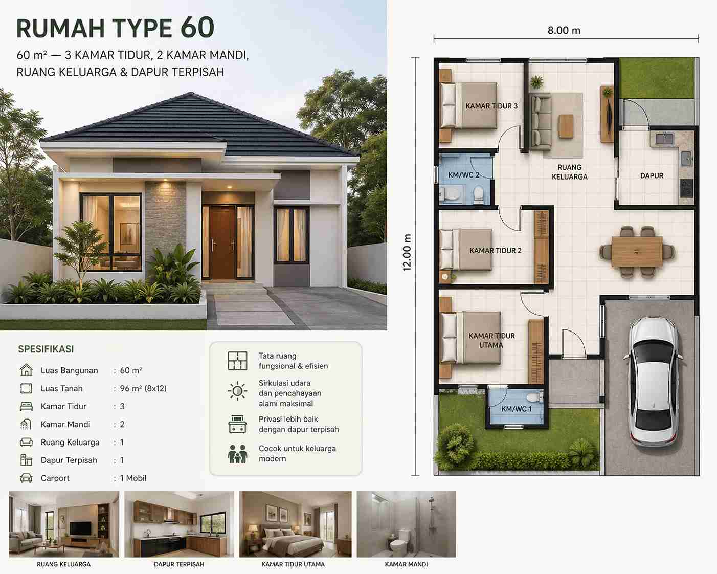 Rumah Type 60